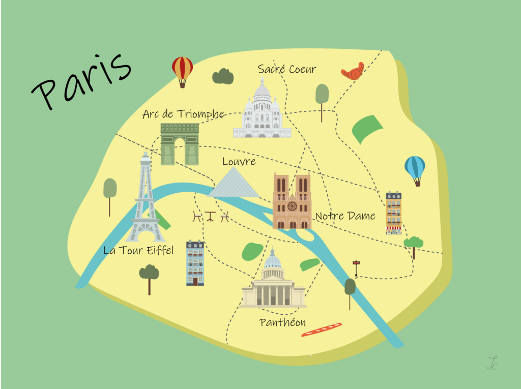Párizs térkép